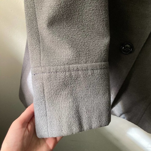 Liz Claiborne Gray Peacoat size XL - Picture 7 of 9
